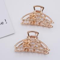 Hair Claw Clips, Zinc Alloy, Rose, plated, Korean style & for woman [