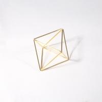 Brass Jewelry Pendants, Rhombus, gold color plated, DIY 