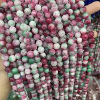 Perles de pierre gemme unique, calcédoine, Rond, DIY & normes différentes pour le choix, rose, Vendu par brin