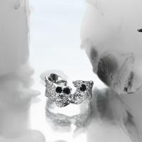 Circón cúbico anillo de dedo de latón, metal, con cúbica circonia, chapado, Joyería & para mujer, libre de níquel, plomo & cadmio, High:15mm, Vendido por UD