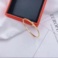 Titanium Steel Bracelet & Bangle, fashion jewelry & with rhinestone Bracelet mm 