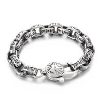 Stainless Steel Chain Bracelets, 316L Stainless Steel, fashion jewelry & for man, 11mm Approx 9.06 Inch 