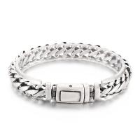 Stainless Steel Chain Bracelets, 316L Stainless Steel, fashion jewelry & for man, 12mm Approx 8.66 Inch 