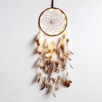 Fashion Dream Catcher, Feather, with Linen & Wood & Iron, handmade, for home and office 650mm 