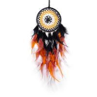 Fashion Dream Catcher, Feather, with Cloth & Wood & Iron, handmade, for home and office mixed colors, 680mm 