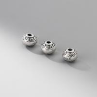 Sterling Silver Spacer Beads, 925 Sterling Silver, plated, DIY original color Approx 1.9mm 