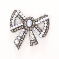 Mobile Phone DIY Decoration, Zinc Alloy, with Plastic Pearl, multifunctional & with rhinestone [