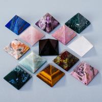 Resin Decoration, Gemstone, Pyramidal, for home and office 40mm [