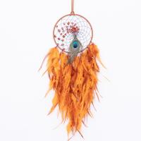 Fashion Dream Catcher, Feather, with Natural Gravel & leather cord & Iron, handmade, for home and office 600mm 