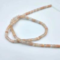 Einzelne Edelstein Perlen, Zylinder, DIY, keine, 2x4mm, Länge:ca. 38 cm, verkauft von Strang