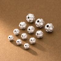 Sterling Silver Spacer Beads, 925 Sterling Silver, plated, DIY platinum color 