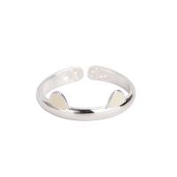 Стерлингового серебра кольцо, 925 пробы, ювелирные изделия моды & Женский & эмаль, Много цветов для выбора, размер:7, продается PC[