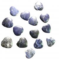 Sodalite Beads, Heart, DIY, blue, 20mm [