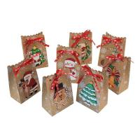 Рождественский мешок подарка, бумага-крафгобёртка, Рождественский дизайн & разные стили для выбора, продается PC