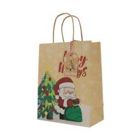 Weihnachtsgeschenkbeutel, Kraftpapier, Weihnachts-Design & verschiedene Stile für Wahl, verkauft von PC[