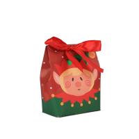 Christmas Gift Bag, Kraft, Christmas Design  