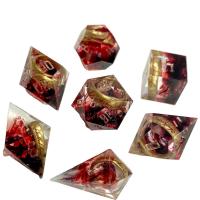 Resin Dice, 7 pieces & multifunctional, Dice 22mm 