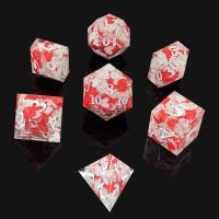 Resin Dice, 7 pieces & multifunctional 