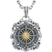 Ожерелье ручной латунные, Латунь, с титан, Другое покрытие, Винтаж & Мужская, длина:Приблизительно 23.6 дюймовый, продается PC