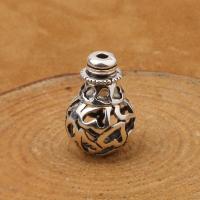 3 Holes Guru Beads, 925 Sterling Silver, Heart, DIY & hollow Approx 2mm 
