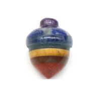 Драгоценный камень украшения, Декор-камень радужный, Кедровый Орех, полированный, для дома и офиса, разноцветный продается PC