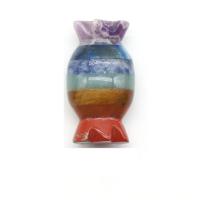 Gemstone Decoration, Rainbow Stone, Candy, polished, for home and office, multi-colored [