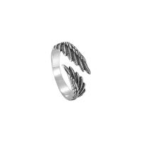 Sterling Silver Finger Ring, 925 Sterling Silver, Antique finish, fashion jewelry & for woman [