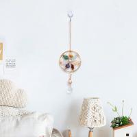 Fashion Dream Catcher, Iron, with Natural Gravel & Crystal, handmade, for home and office, multi-colored, 290mm 