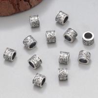 Sterling Silver Spacer Beads, 925 Sterling Silver, Antique finish, DIY, original color Approx 5mm 
