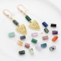 Single Gemstone Beads, Natural Stone, with Gemstone, plated, DIY 