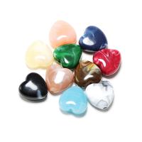 Perles acryliques antiques, Acrylique, coeur, moulage par injection, DIY, plus de couleurs à choisir Environ Vendu par sac