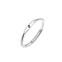 Sterling Silver Finger Ring, 925 Sterling Silver, fashion jewelry & for woman 
