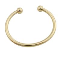 Brass Cuff Bangle, gold color plated, fashion jewelry & for woman, golden, thickness 10.5mm 