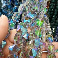 Blume-Kristall-Perlen, Kristall, Plum Blossom, DIY, mehrere Farben vorhanden, 14mm, ca. 48PCs/Strang, verkauft von Strang