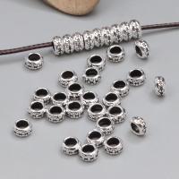 Sterling Silver Spacer Beads, 925 Sterling Silver, Antique finish, DIY, original color, 5mm 