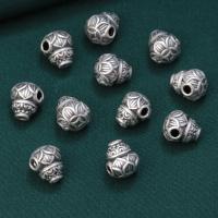 Sterling Silver Beads, 925 Sterling Silver, plated, DIY, original color 