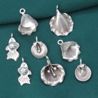 Sterling Silver Pendants, 925 Sterling Silver, plated, DIY original color 