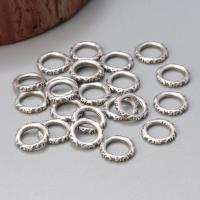 Sterling Silver Linking Ring, 925 Sterling Silver, Antique finish, DIY original color 