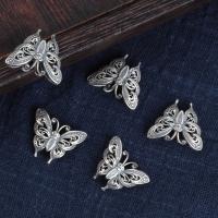 Sterling Silver Animal Bead, 925 Sterling Silver, Butterfly, Antique finish, DIY original color 