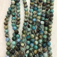 Opal Perlen, Opal blau, rund, DIY & verschiedene Größen vorhanden, gemischte Farben, Länge:ca. 38 cm, verkauft von Strang