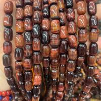 Tiger Eye Beads, Drum, DIY, mixed colors Approx 38 cm 