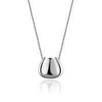 Sterling Silver Jewelry Necklace, 925 Sterling Silver, with 1.97inch extender chain, fashion jewelry & for woman Approx 15.74 Inch 