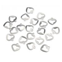 Stainless Steel Heart Pendants, 304 Stainless Steel, fashion jewelry & hollow [