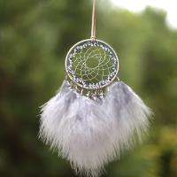 Fashion Dream Catcher, Feather, with Cotton Thread & Acrylic, fashion jewelry 