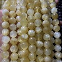 Single Gemstone Beads, Calcite, Round, polished, DIY Approx 38 cm 