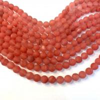 Cherry Quartz Bead, Round, polished, DIY & frosted Approx 38 cm 