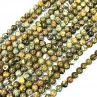 Jaspis Kambaba Perlen, Kambaba+Jasper, rund, poliert, DIY & verschiedene Größen vorhanden, Länge:ca. 38 cm, verkauft von Strang