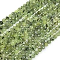 Prehnit-Perlen, Prehnit, rund, poliert, DIY, 10mm, Länge:ca. 38 cm, 38PCs/Strang, verkauft von Strang