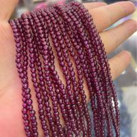 Natural Garnet Beads, Round, DIY garnet Approx 38 cm 