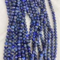 Perles de pierre lasurite naturelles, Lapis lazuli, Rond, DIY & normes différentes pour le choix, couleur de lapis-lazuli Environ 38 cm, Vendu par brin